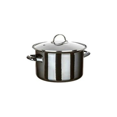BANQUET METALLIC Black 24 cm 3,7 černý