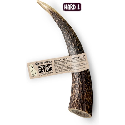Paka Zwierzaka Натурална играчка за дъвчене, рога на елен HARD L- 15 cm