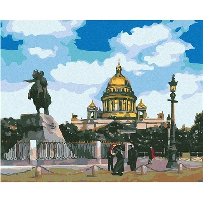 ZUTY Malování podle čísel PETROHRAD 40 x 50 cm