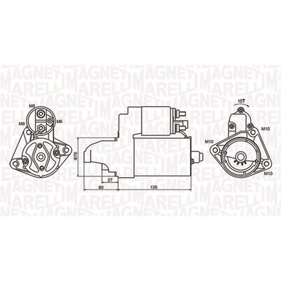 MAGNETI MARELLI Štartér 063721050010