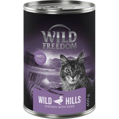 Wild Freedom Adult 6 x Wild Hills kačacie a kuracie 400 g