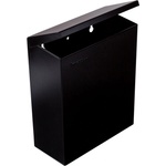 FANECO ИНОКСОВ КОШ ЗА СТЕНЕН МОНТАЖ - ЧЕРЕН, 7 Л (wb7bl)