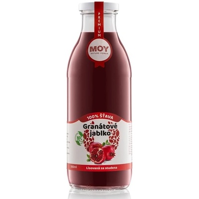 Moy 100% šťava Granátové jablko 0,5 l