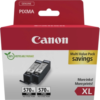 Canon Комплект 2 глави за Canon Pixma TS6050/TS8050 Series - Ink - HIGH CAPACITY - PGI570XL (PGI-570XL) / 0318C010 - Black - DOUBLE PACK - PN 0318C010 (0318C010)