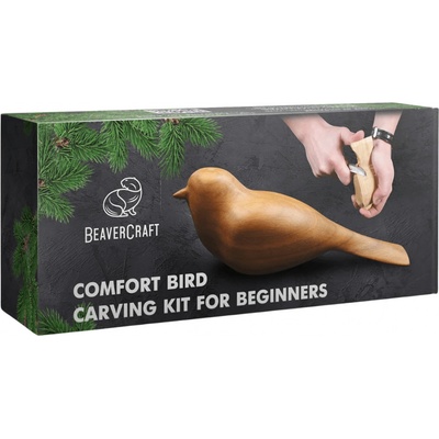 Sada k vyřezání figurky ptáčka pro začátečníky BEAVERCRAFT – Zboží Mobilmania