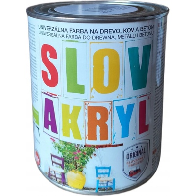 Slovakryl 0199 0,75kg čierny