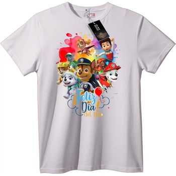 NOONEBRAND Тениска Paw Patrol деца - Весел Ден на детето - 2XL, Black
