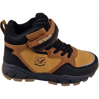 News chlapecké kotníkové boty 25DZ06-9263 camel