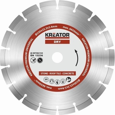 Kreator Diamantový kotouč segmentový 230 mm KRT082104