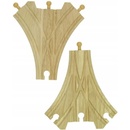 Bigjigs Trojitá výhybka 2 ks