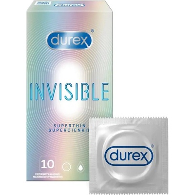 Durex Invisible Superthin 10 ks – Zboží Mobilmania