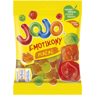 JOJO Emotikony, želé bonbony s náplní 80 g