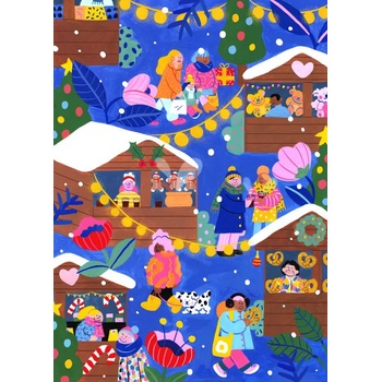 Image 1 of Pieces & Peace - Puzzle Christmas Market - 500 piese
