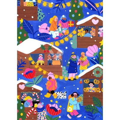 Pieces & Peace - Puzzle Christmas Market - 500 piese