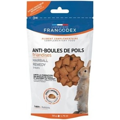 Francodex Sante Animale Pochoutka Hairball remedy Králík 50 g