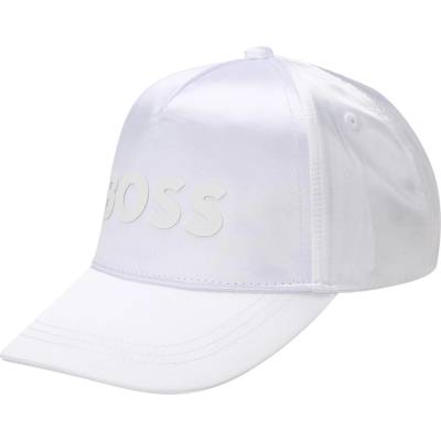 BOSS Kidswear Шапка с периферия бяло, размер 58