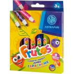 Astra Комплект ароматизиащи флумастери jumbo, astra frutos, 8 цвята (as314024002)