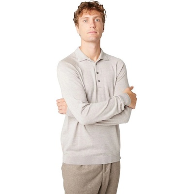 Peregrine Beauford Polo Shirt Light Grey