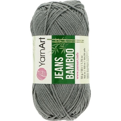 YarnArt Jeans Bamboo tmavo sivá 128