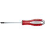 Fortum Отвертка, PZ, стомана S2, магнитна; PZ1x100mm, FORTUM