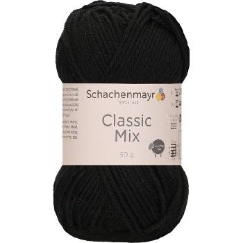 Schachenmayr Classic Mix 00099 Black Плетива прежда (9807015-00099)