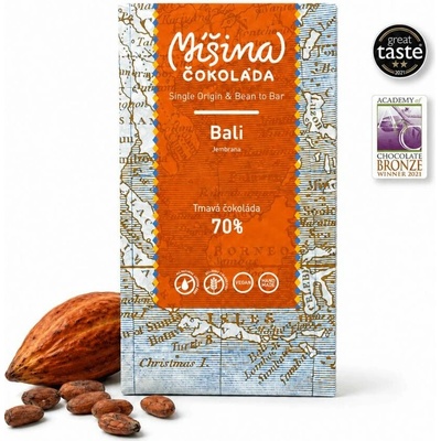 Míšina čokoláda hořká čokoláda 70% Bali 50 g