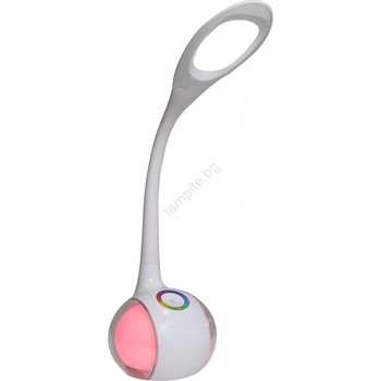 Polux Led rgbw Димируема сензорна настолна лампа cosmos led/6, 5w/230v бял (sa2282)