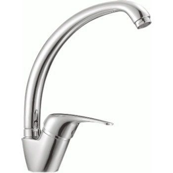 Inter Ceramic Смесител за кухня "ХИЛДА" icf 7533265c m7313, месингов, хром, 25.3х24.3см (7533265 7313)