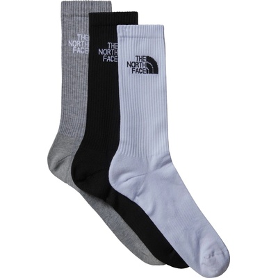 The North Face Чорапи The North Face Mens Multi-Sport Cushion Crew Socks 3-Pack - Black/White/Grey