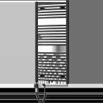 Mexen Ares електрически радиатор 1200 x 600 мм, 600 W, черен - W102-1200-600-6600-70 (W102-1200-600-6600-70)