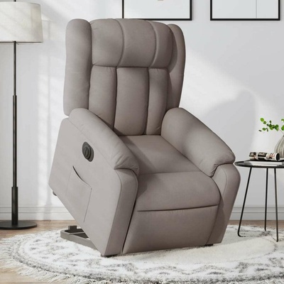 vidaXL 3205341 Elektrické zvedací polohovací textil taupe