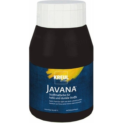 Javana Farba na svetlý a tmavý textil 500 ml / 61 čierna