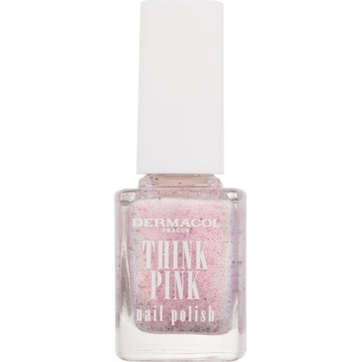 Dermacol Think Pink Nail Polish - Lak na nechty s trblietkami a vôňou 12 ml - 02