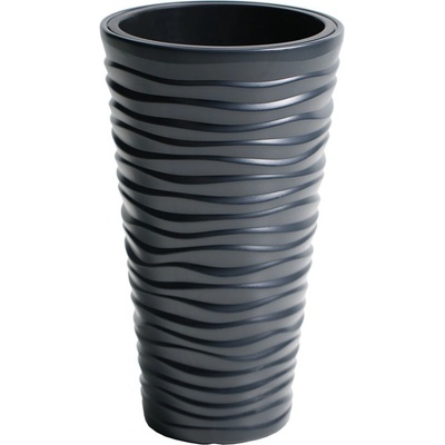 Prosperplast Květináč s vložkou Sand Slim (Š 30 x V 52 x H 30 cm antracitová)