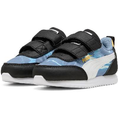 Маратонки Puma R78 Lightwind Hot Wheels 2 V trainers - Blue (Cool Blue / White / Sunny Yellow)