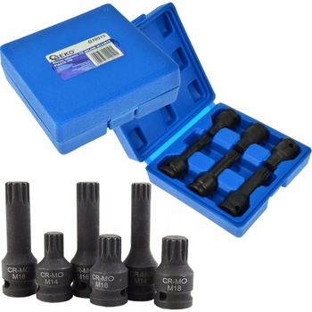 Geko Sada kovaných TORX nadstavcov M14 M16 M18