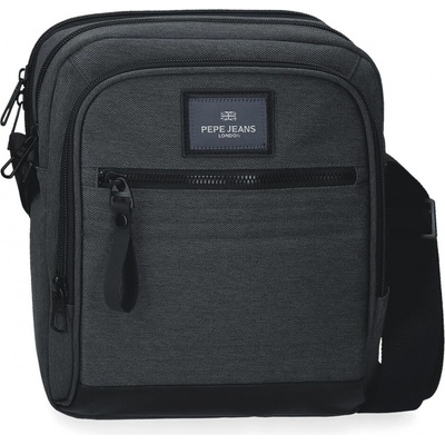 Pepe Jeans Whitton trojkomorová crossbody čierna