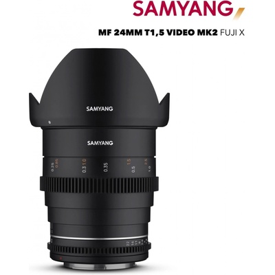 Samyang 24mm T1.5 VDSLR MK2 Fujifilm X