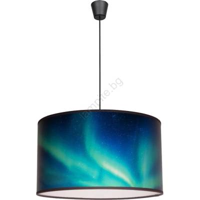 Duolla - Пендел PRINT M 1xE27/40W/230V Ø 35 см тюркоаз (DU80788)