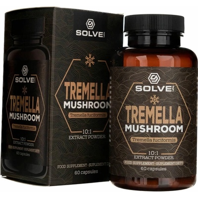 Solve Labs Tremella Mushroom Tremella Fuciformis 60 kapsúl