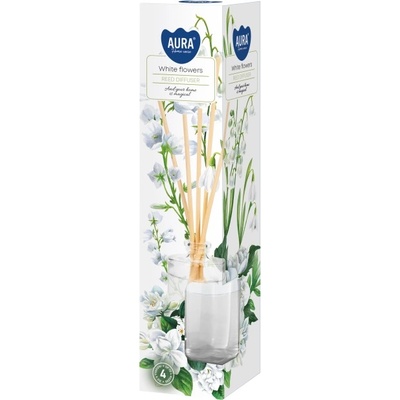 BISPOL Ароматни пръчици Bispol Aura - White Flowers, 45 ml (dz45-179)