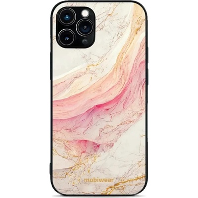 Pouzdro Mobiwear Glossy Apple iPhone 11 Pro - G027G - Růžový a zlatavý mramor