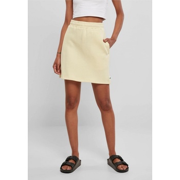 Ladies Organic Terry Mini Skirt softyellow
