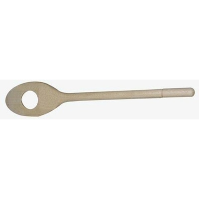 vařečka oválná 30cm kul.otvor dřev.