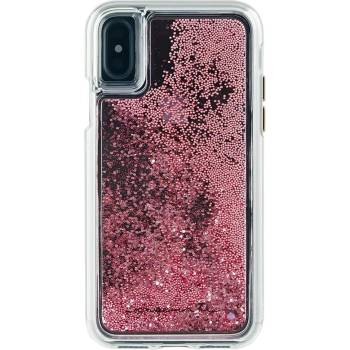 Case-Mate Waterfall Case - дизайнерски кейс с висока защита за Apple iPhone XS, iPhone X (розов)