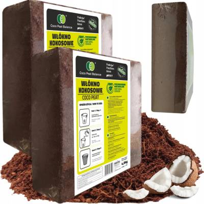 Kokosové vlákno COCO peat Biovita 6 mm briketa 4,5 kg – 2 ks