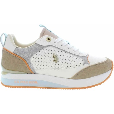 DU.S. POLO ASSN. FRISBY biela oranžová sivá svetlomodrá