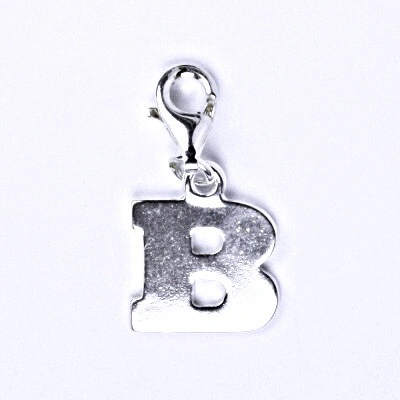 Čištín Stříbrný přívěšek písmenko B na karabince, P 904
