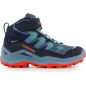 Lowa Детски туристически обувки Lowa Kid's Maddox Pro GTX Mid VC Walking boots - Navy / Smoke Blue - размер 29 (EU) (702-4383-0417)