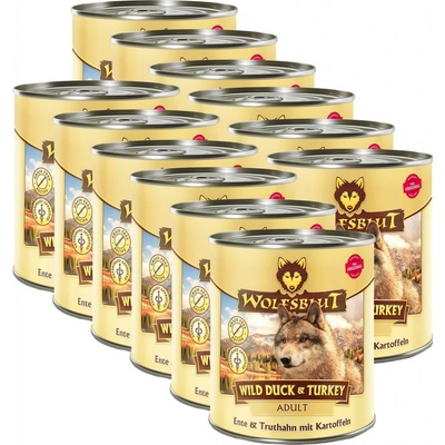 Wolfsblut Adult Wild Duck & Turkey 12 x 800 g
